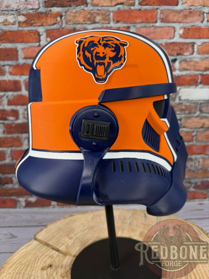 Chicago Bears -Inspired Stormtrooper Helmet