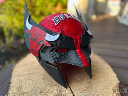 Chicago-Inspired Black & Red Basketball Mutant Cowl