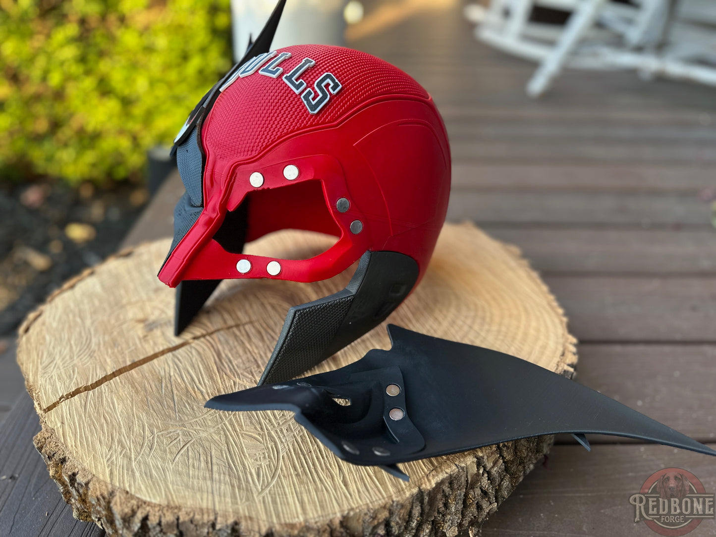 Chicago-Inspired Black & Red Basketball Mutant Cowl