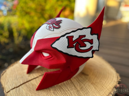 KC-Inspired Red & White Mutant Cowl