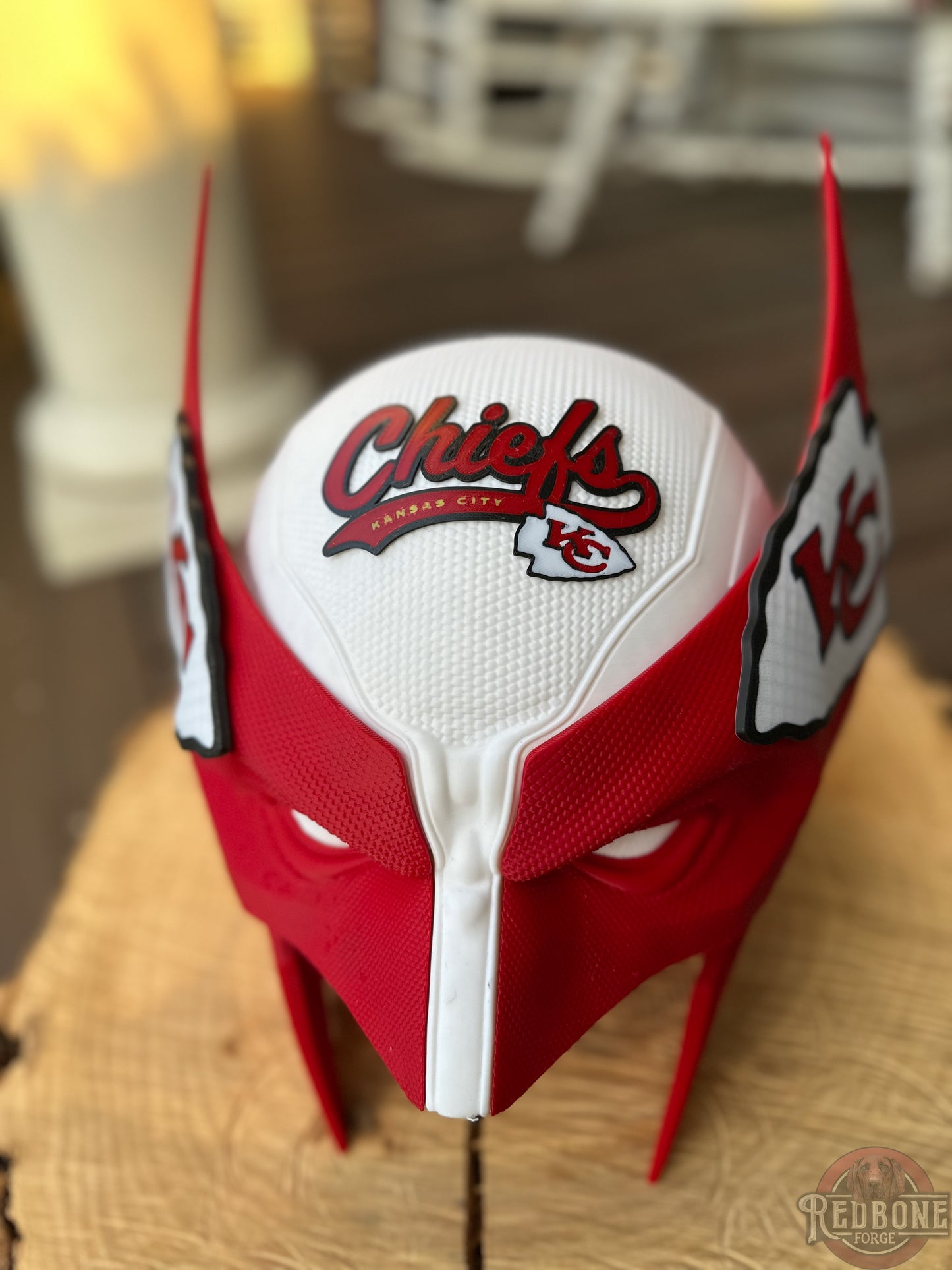 KC-Inspired Red & White Mutant Cowl