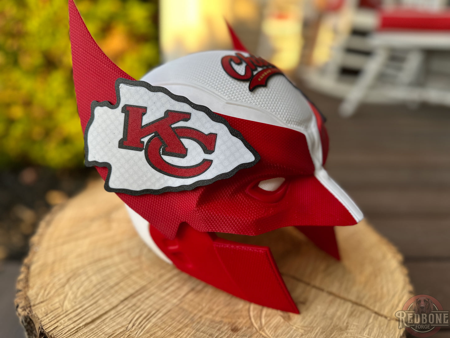 KC-Inspired Red & White Mutant Cowl