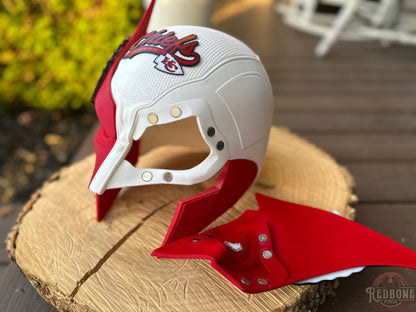 KC-Inspired Red & White Mutant Cowl