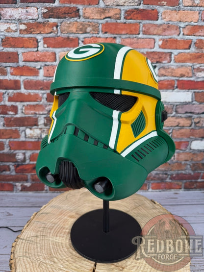 Green Bay -Inspired Packers Stormtrooper Helmet