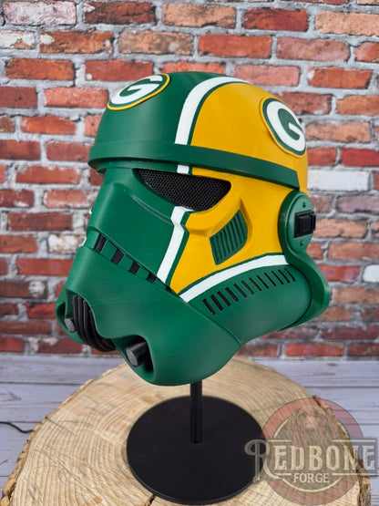 Green Bay -Inspired Packers Stormtrooper Helmet