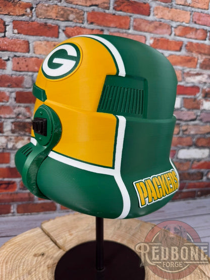 Green Bay -Inspired Packers Stormtrooper Helmet