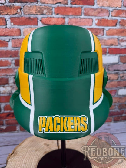 Green Bay -Inspired Packers Stormtrooper Helmet