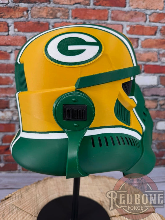 Green Bay -Inspired Packers Stormtrooper Helmet
