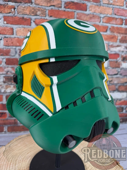 Green Bay -Inspired Packers Stormtrooper Helmet