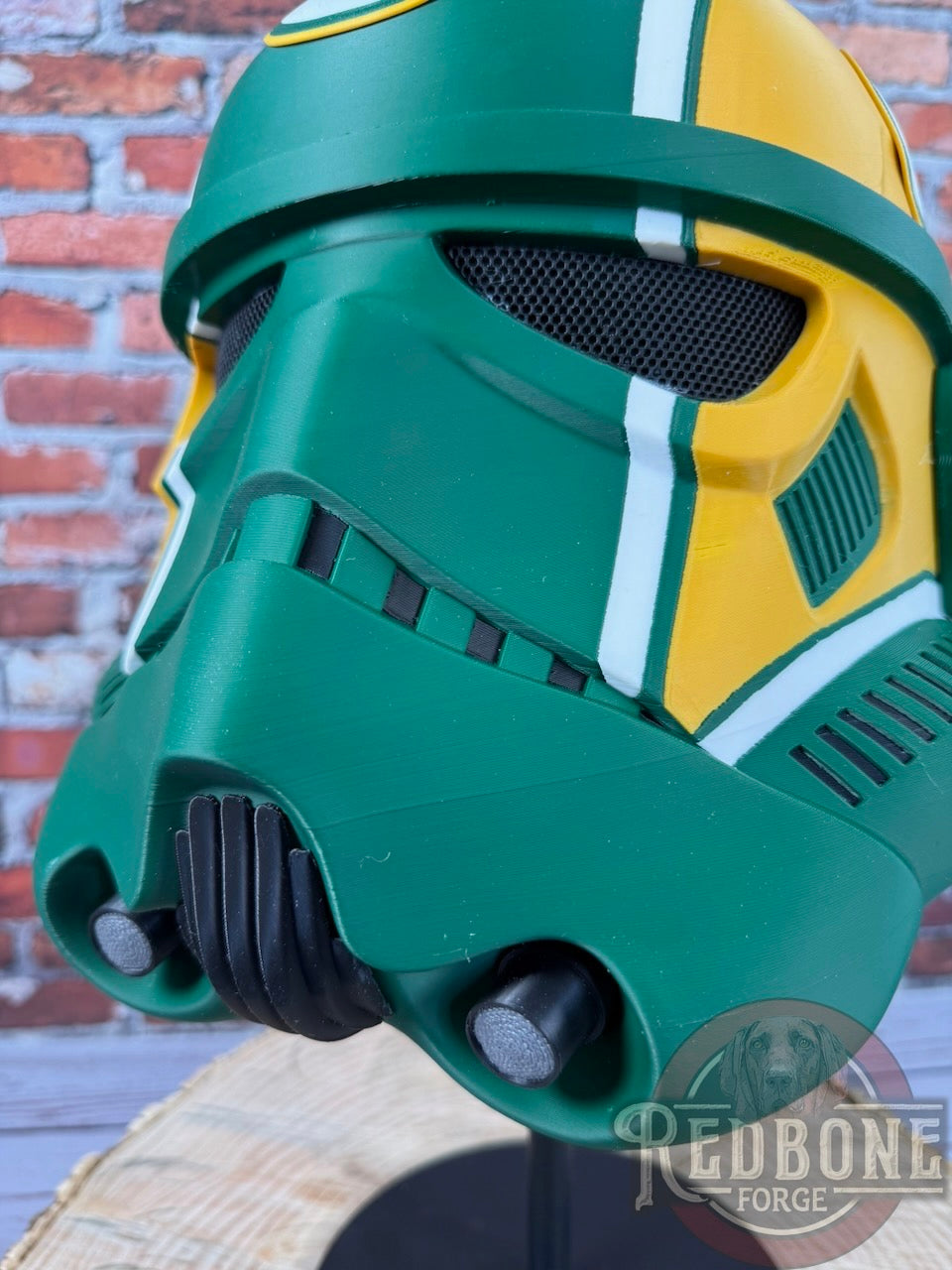 Green Bay -Inspired Packers Stormtrooper Helmet
