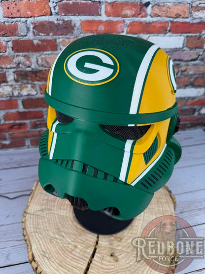 Green Bay -Inspired Packers Stormtrooper Helmet