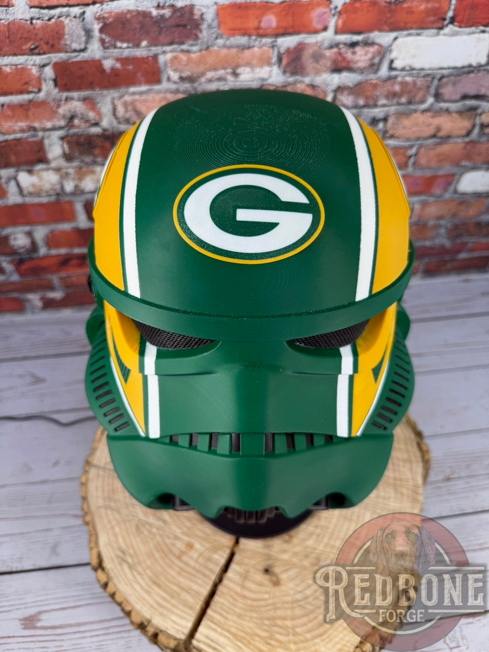Green Bay -Inspired Packers Stormtrooper Helmet