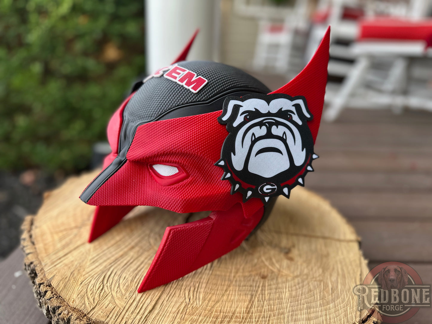 Georgia-Inspired Red & Black Mutant Cowl