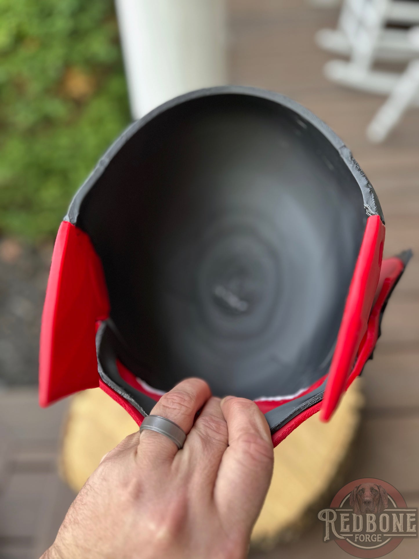 Georgia-Inspired Red & Black Mutant Cowl