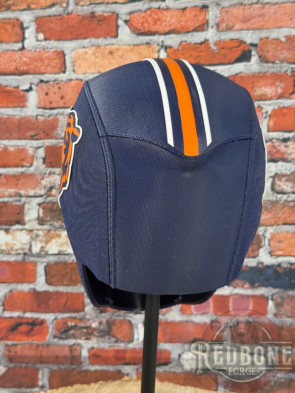 Chicago-Inspired Orange and Navy Blue Masked Mercenary Mask