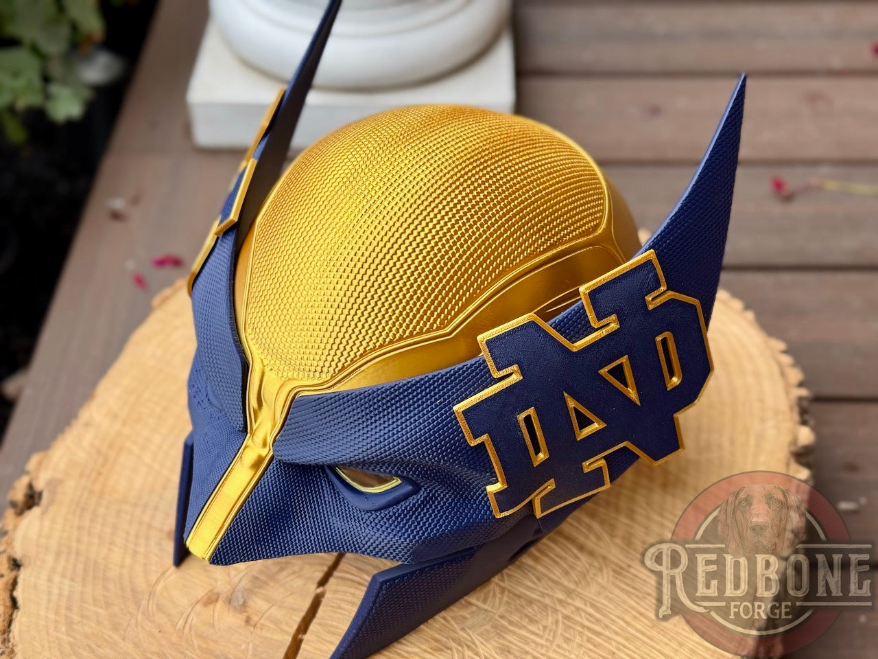 ND-Inspired Gold & Navy Mutant Cowl