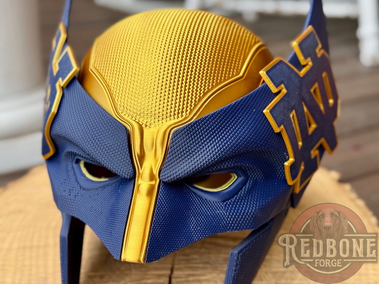 ND-Inspired Gold & Navy Mutant Cowl