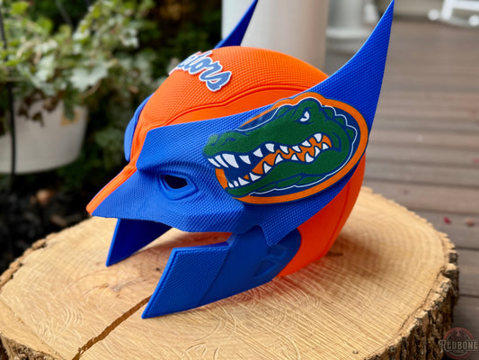 Florida Swamp Inspired Orange & Blue Mutant Cowl