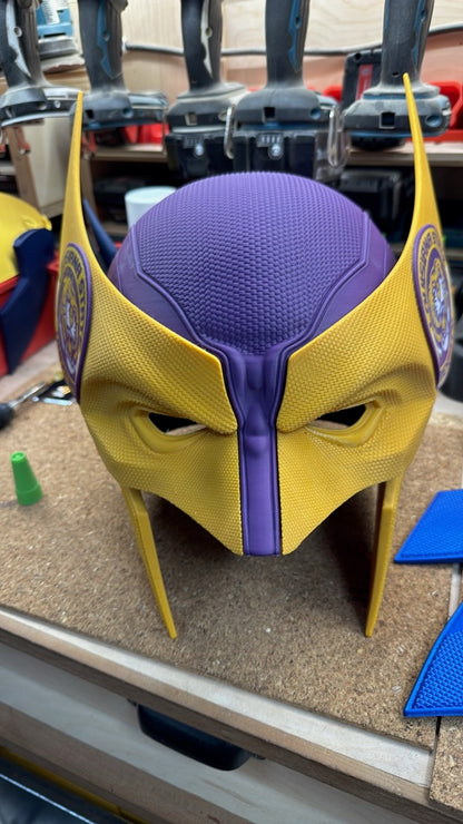 Louisiana-Inspired Purple & Gold Mutant Cowl