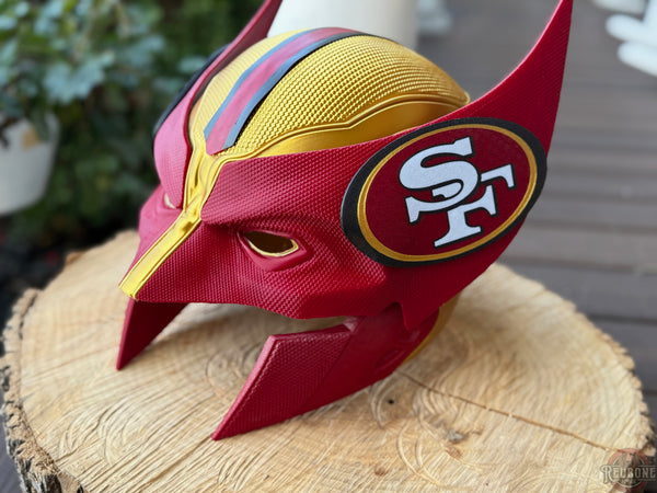 San Francisco 49Ers Wolverine 3D Printed Helmet