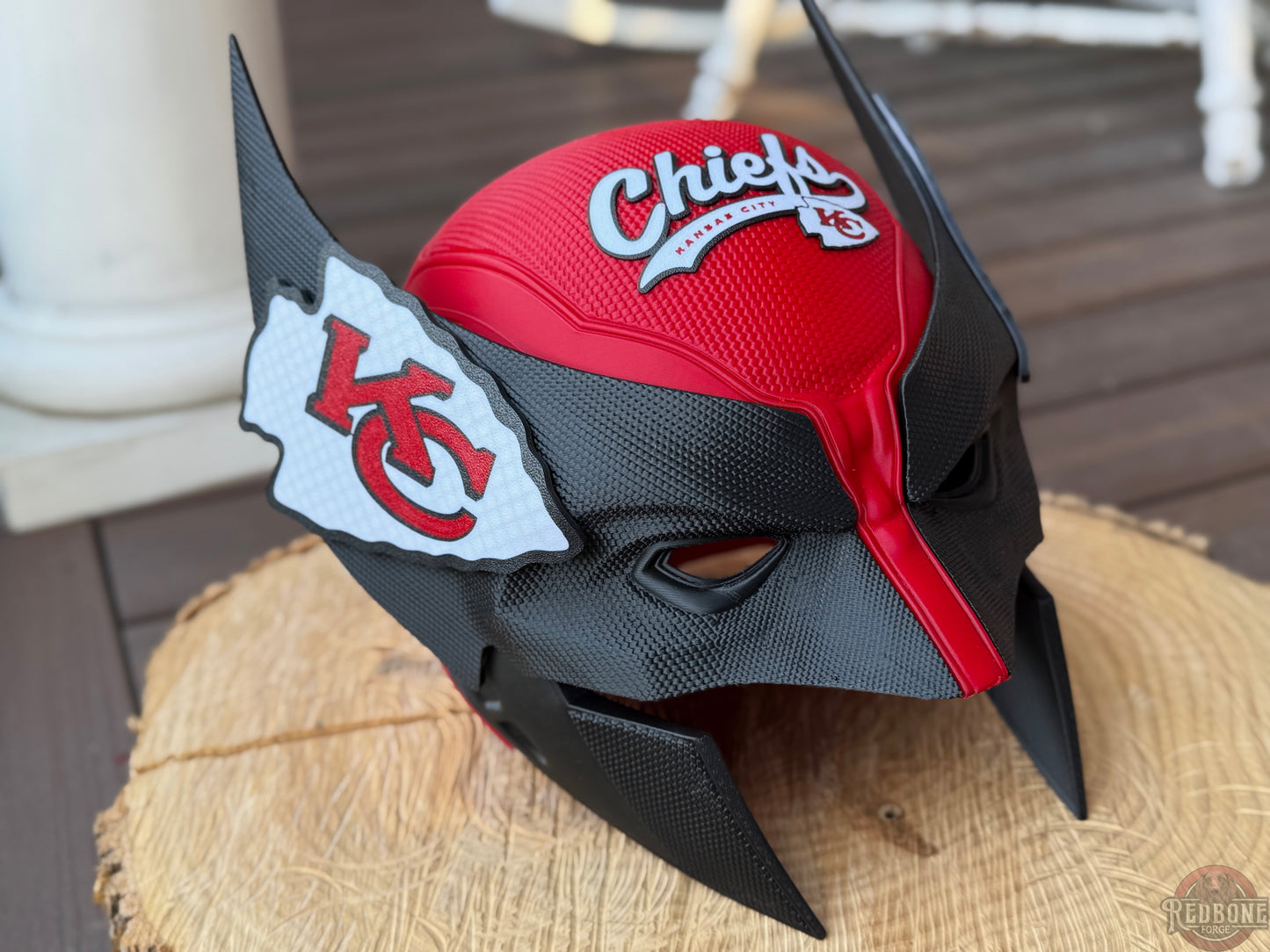 KC-Inspired Red & Black Mutant Cowl