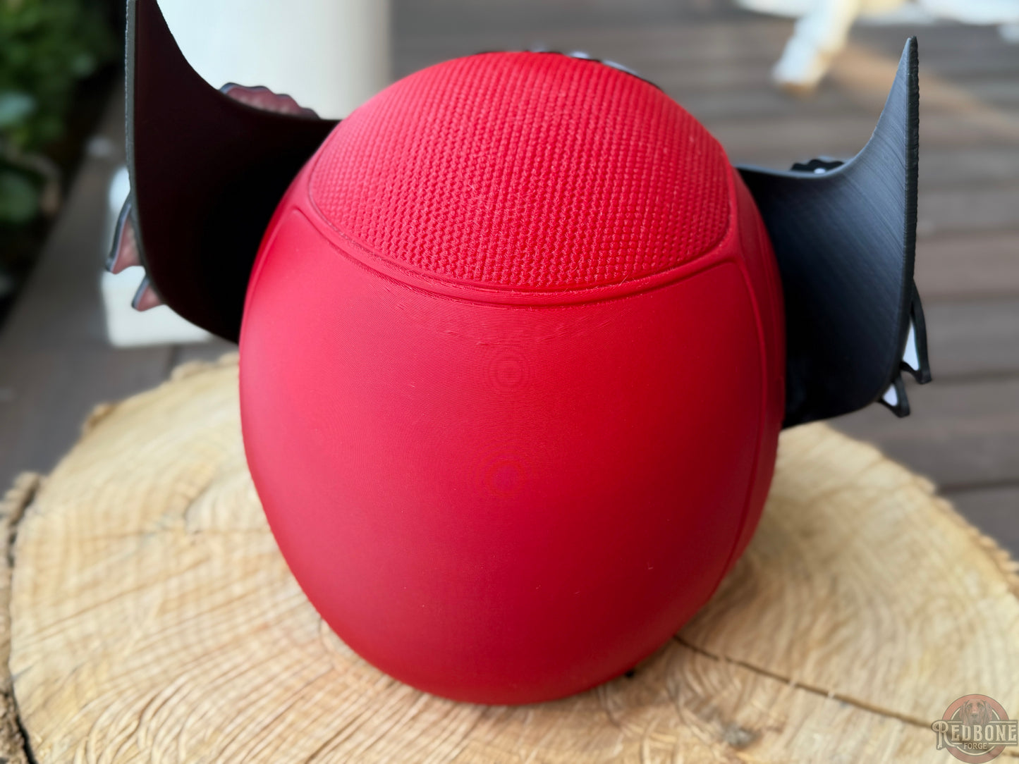 KC-Inspired Red & Black Mutant Cowl