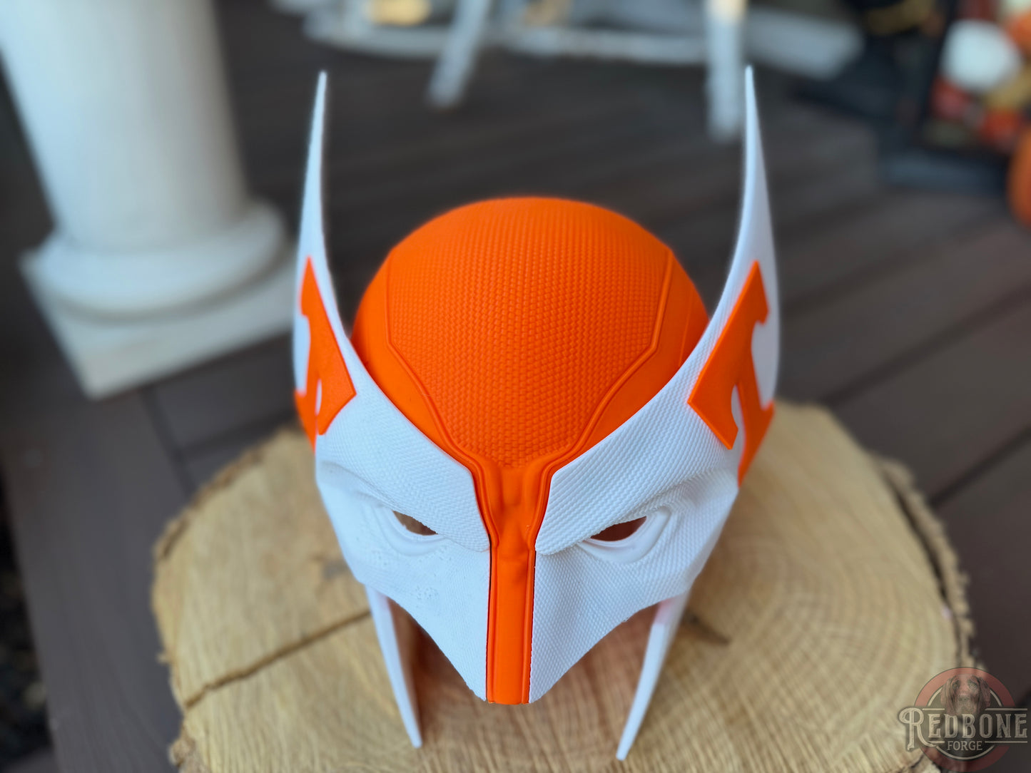 Tennessee-Inspired Orange & White Mutant Cowl