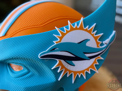 Miami-Inspired Teal & Orange Mutant Cowl