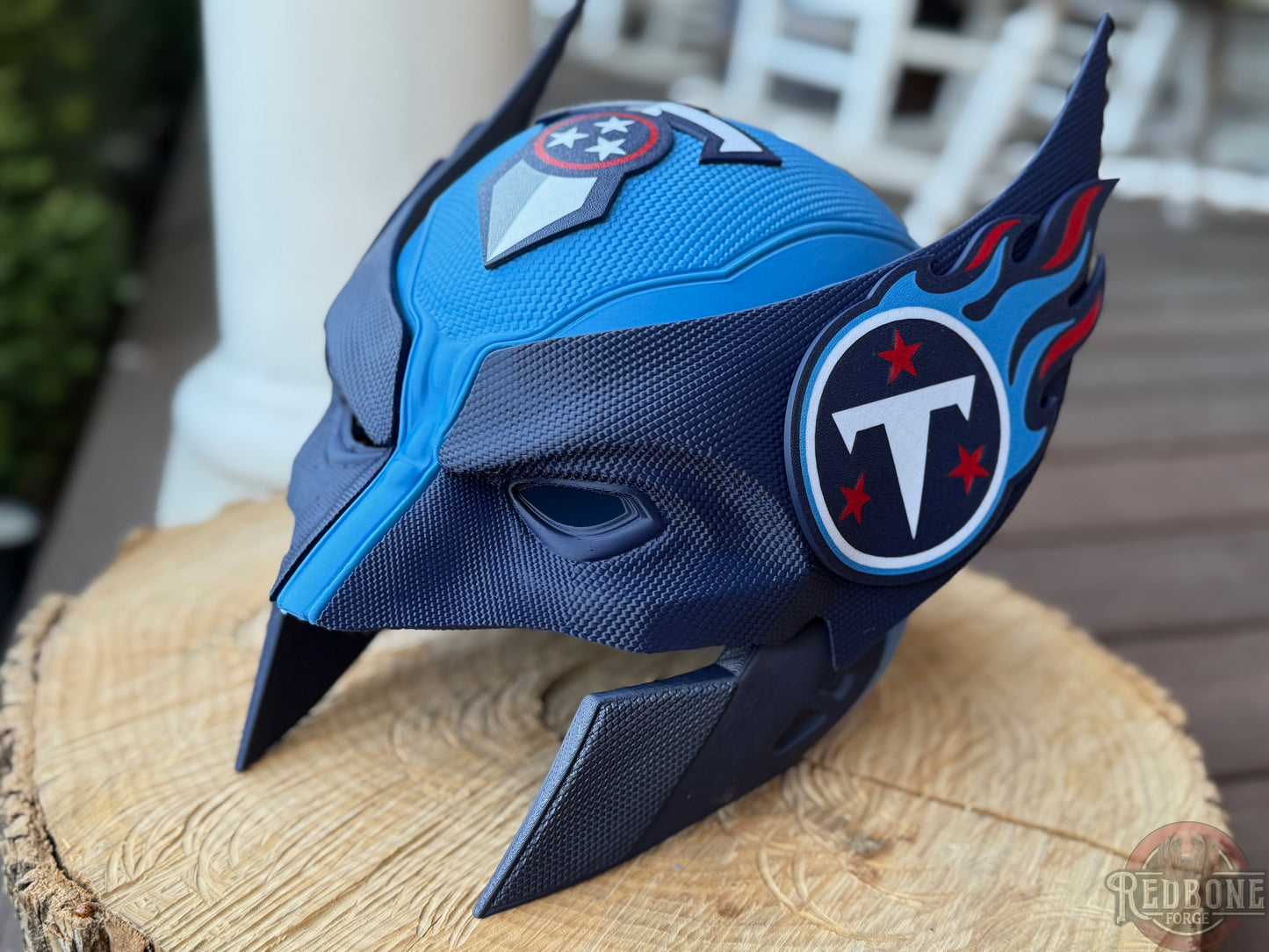 Tennessee-Inspired Blue, Red, & Navy Mutant Cowl