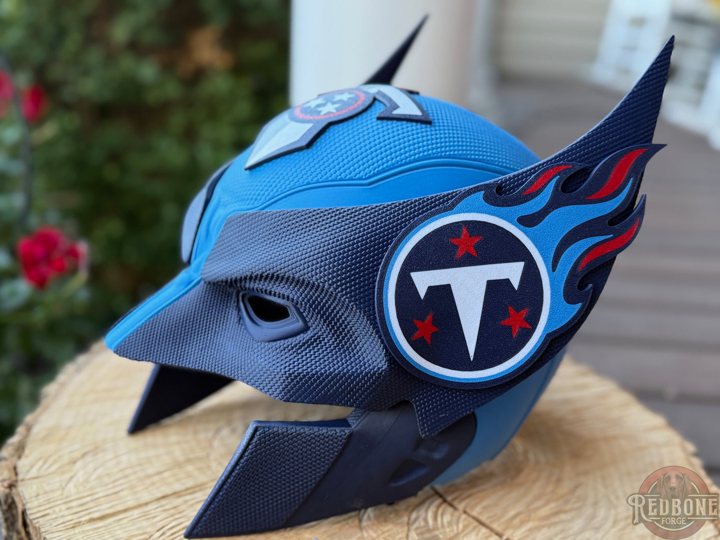 Tennessee-Inspired Blue, Red, & Navy Mutant Cowl