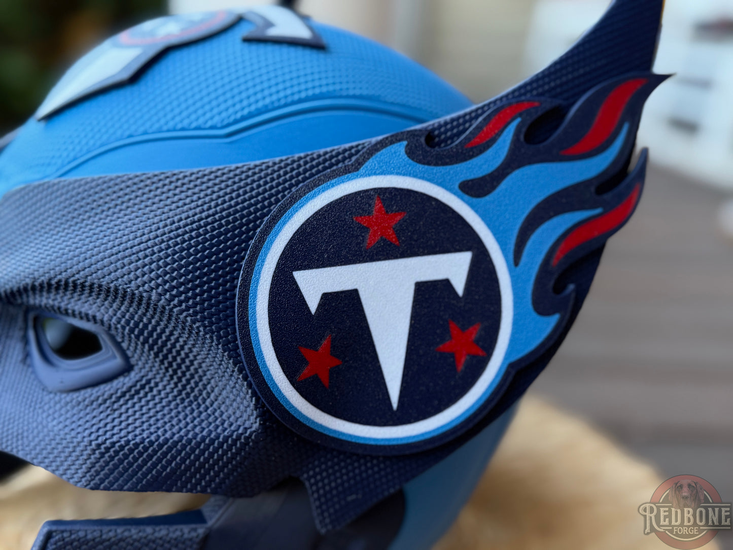 Tennessee-Inspired Blue, Red, & Navy Mutant Cowl