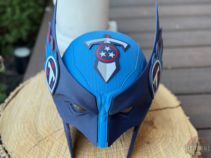 Tennessee-Inspired Blue, Red, & Navy Mutant Cowl