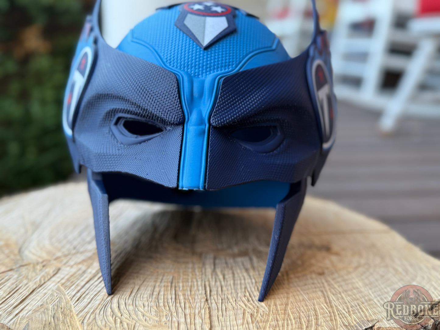 Tennessee-Inspired Blue, Red, & Navy Mutant Cowl