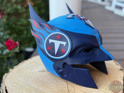 Tennessee-Inspired Blue, Red, & Navy Mutant Cowl