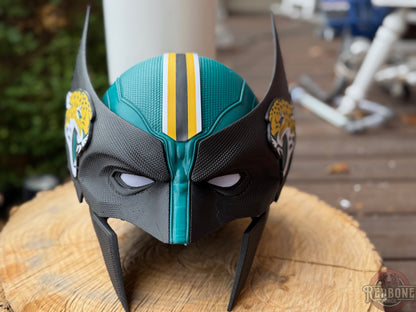 Jacksonville-Inspired Teal, Black, & Gold Mutant Cowl