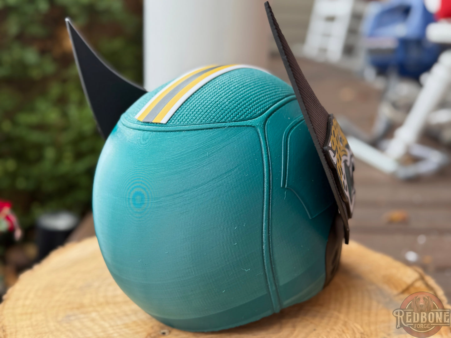 Jacksonville-Inspired Teal, Black, & Gold Mutant Cowl