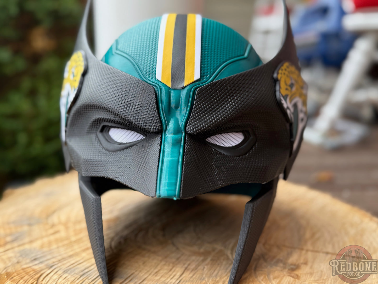 Jacksonville-Inspired Teal, Black, & Gold Mutant Cowl
