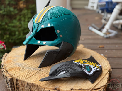 Jacksonville-Inspired Teal, Black, & Gold Mutant Cowl