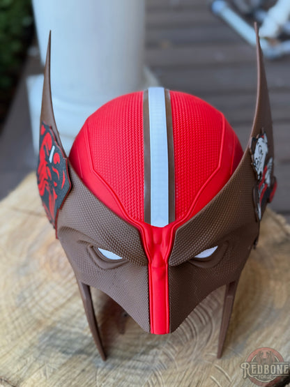 Cleveland-Inspired Brown & Orange Mutant Cowl