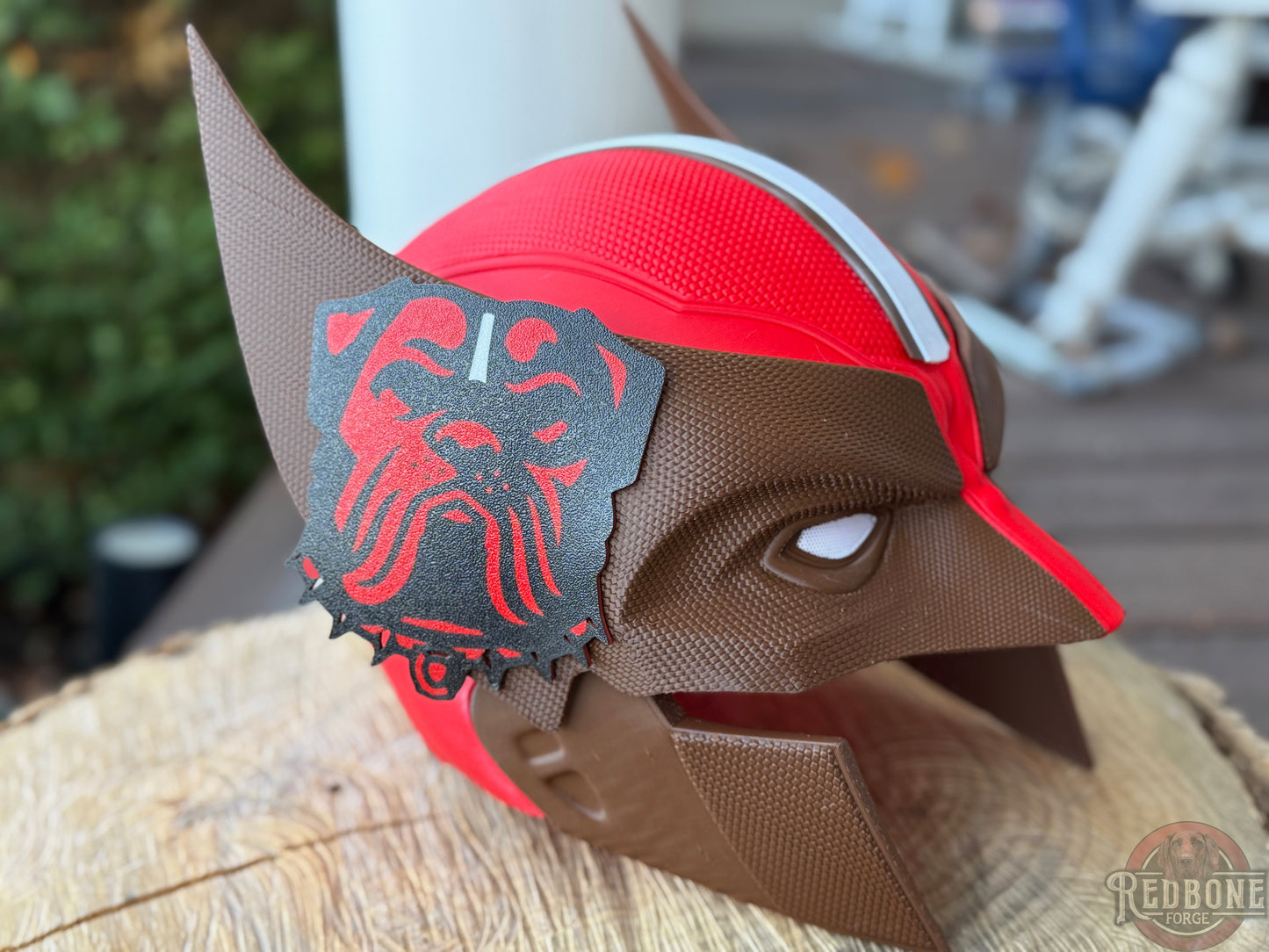 Cleveland-Inspired Brown & Orange Mutant Cowl