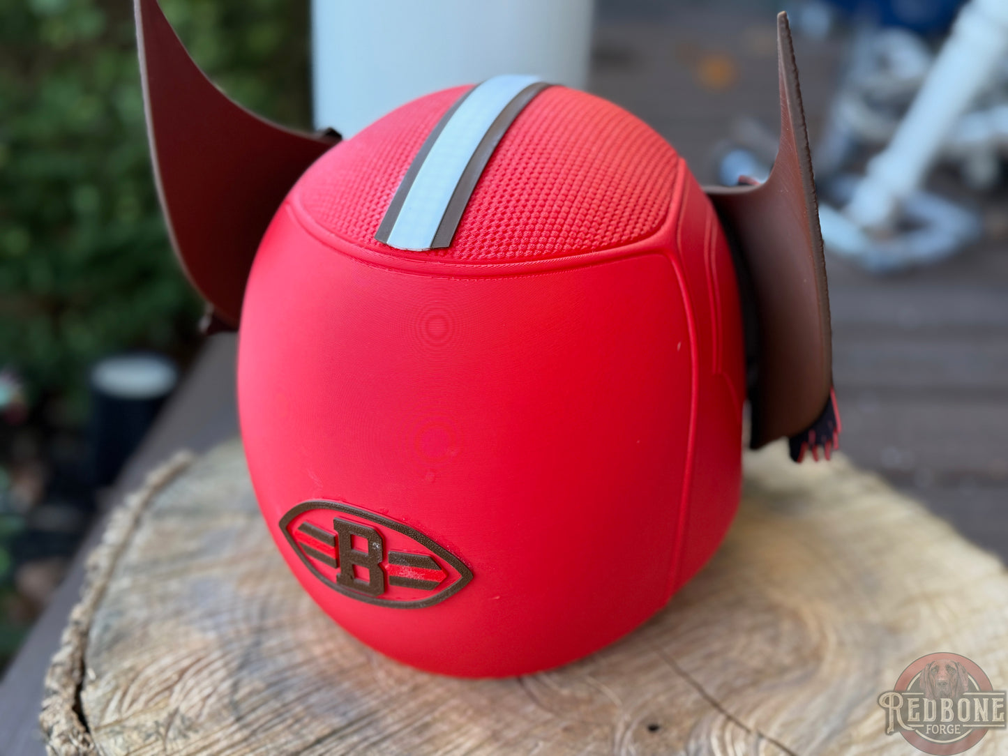 Cleveland-Inspired Brown & Orange Mutant Cowl