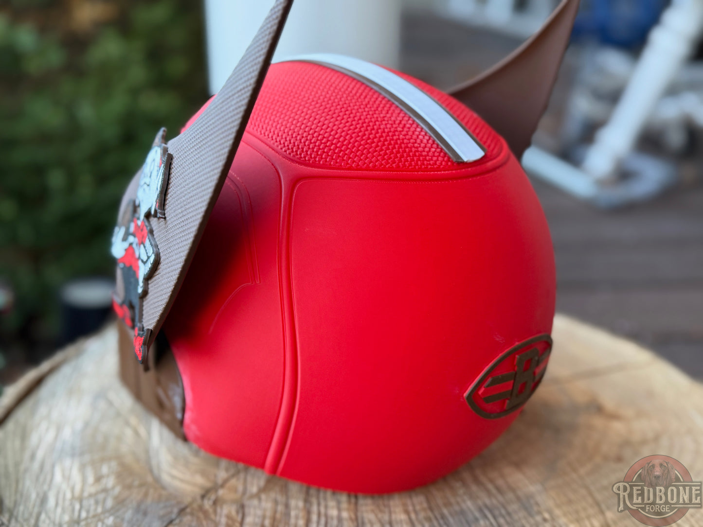 Cleveland-Inspired Brown & Orange Mutant Cowl