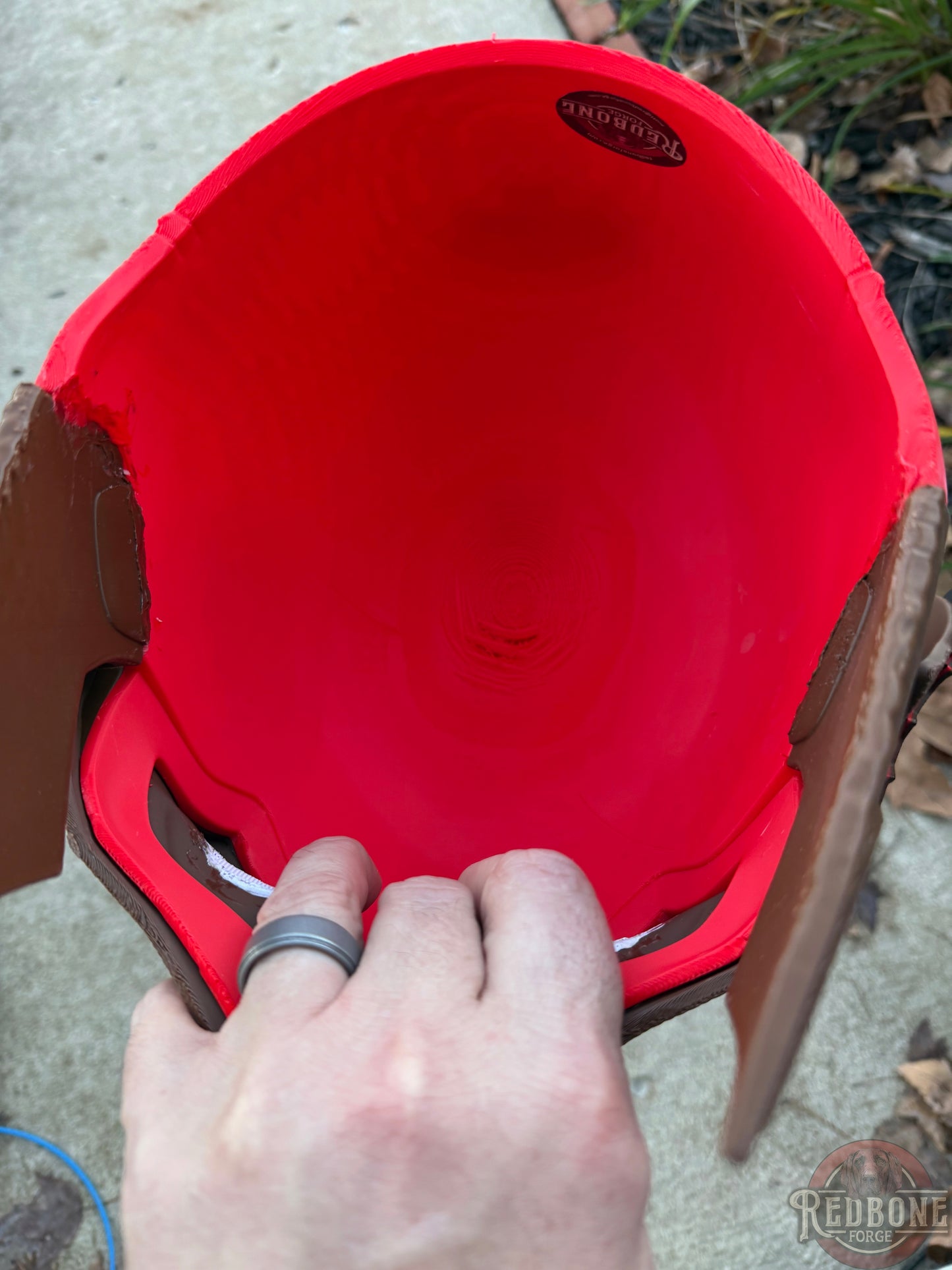 Cleveland-Inspired Brown & Orange Mutant Cowl