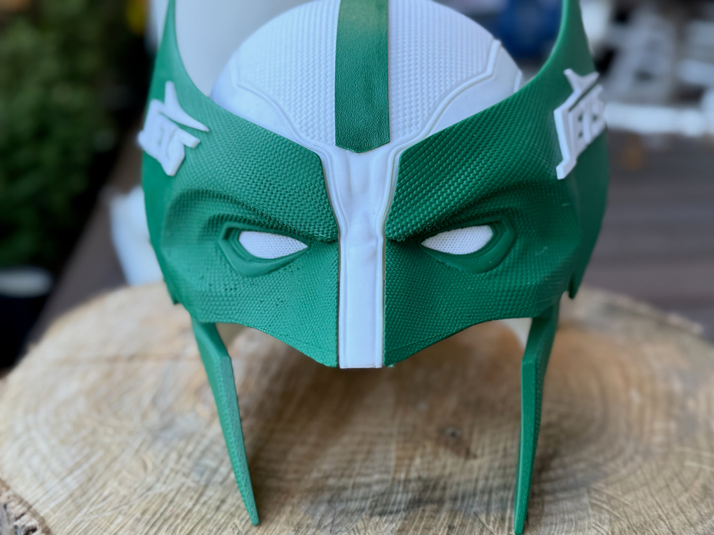 NY Inspired Green & White Mutant Cowl