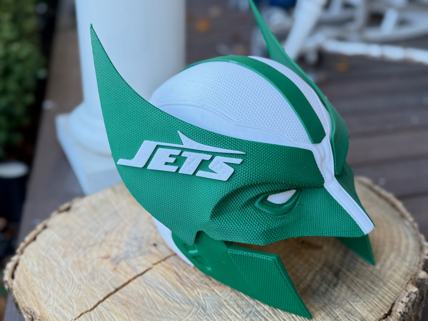 NY Inspired Green & White Mutant Cowl