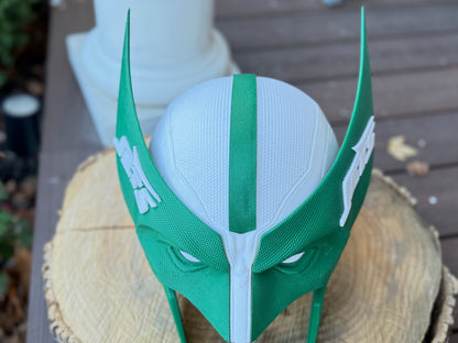 NY Inspired Green & White Mutant Cowl