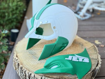 NY Inspired Green & White Mutant Cowl