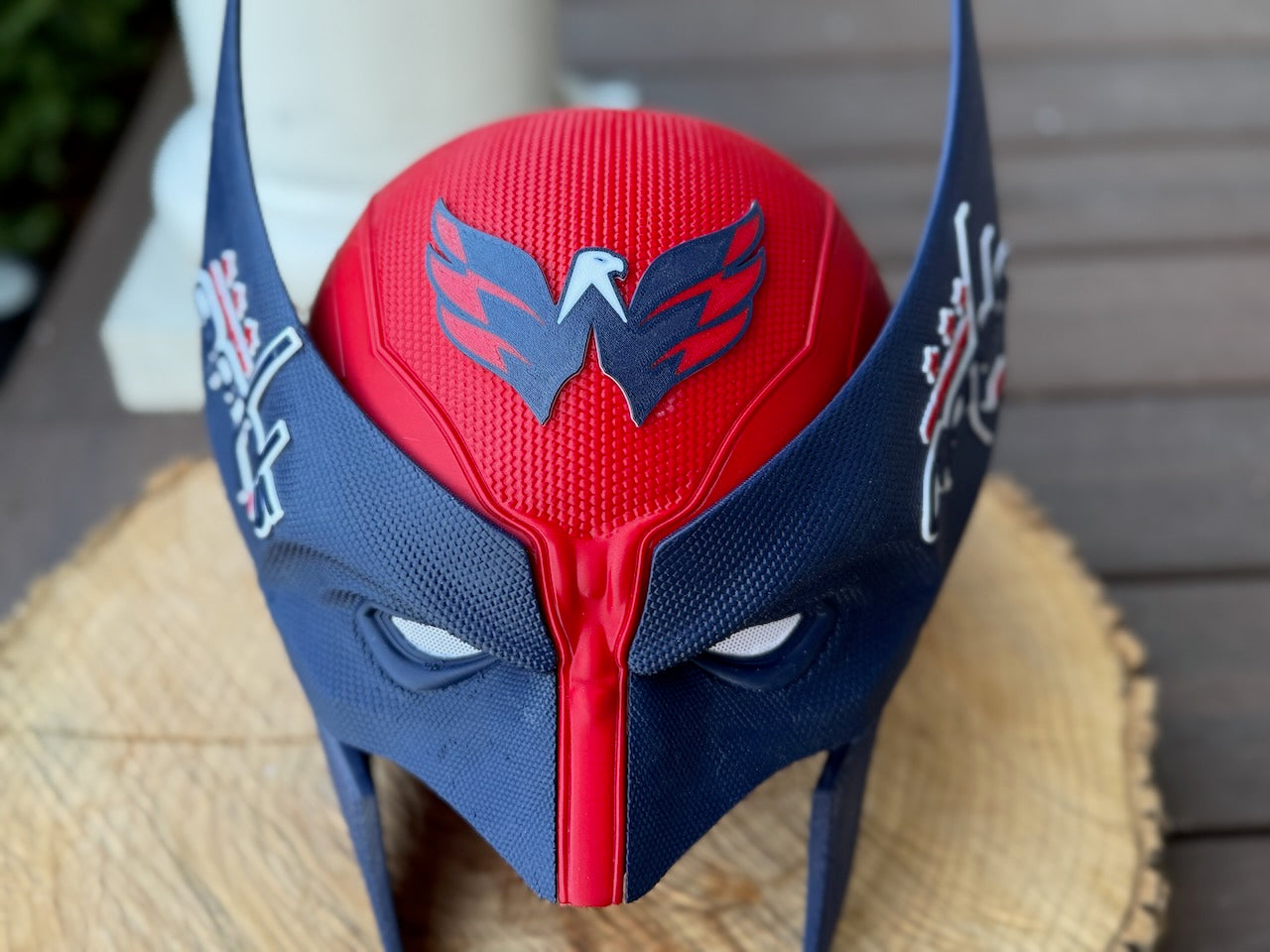 Washington-Inspired Red, White, & Blue Mutant Cowl