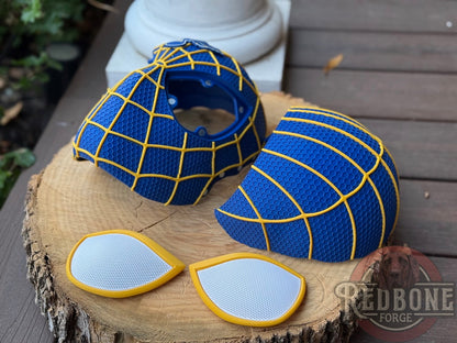 St. Louis-Inspired Hockey Web Slinger Mask