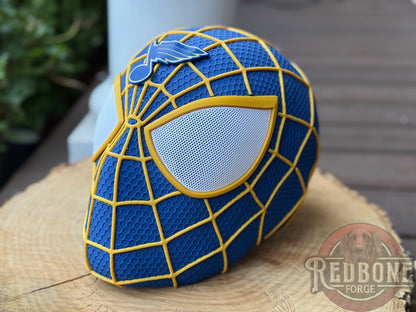 St. Louis-Inspired Hockey Web Slinger Mask